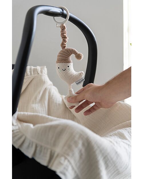 Baby's Only Luna per Passeggino - Warm Linen - Vibra tirando la Cordicella! Carillon