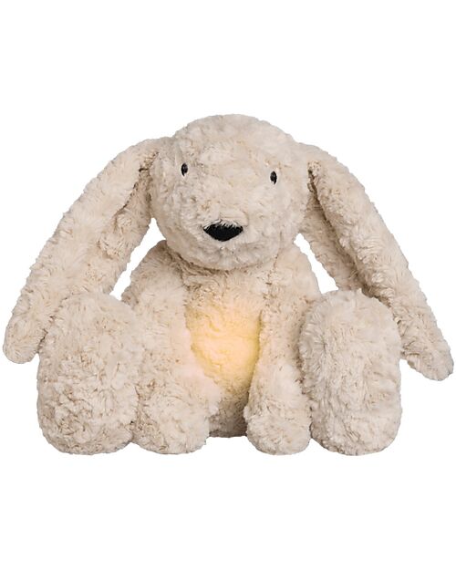Baby's Only Peluche Coniglietto Bibi con Suoni Bianchi, Ninne Nanne e Luce Notturna - Sabbia - con Rilevamento del Pianto - Dalla nascita Peluche