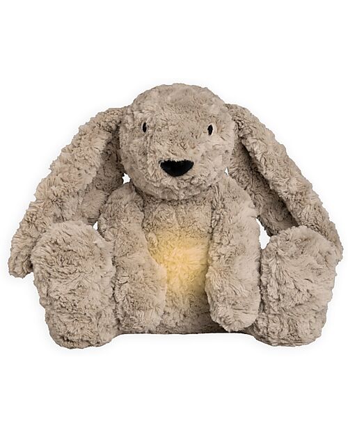 Baby's Only Peluche Coniglietto Bibi con Suoni Bianchi, Ninne Nanne e Luce Notturna - Taupe - con Rilevamento del Pianto - Dalla nascita Peluche