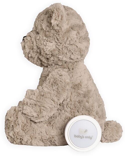 Baby's Only Peluche Orsetto Bo con Suoni Bianchi, Ninne Nanne e Luce Notturna - Taupe - con Rilevamento del Pianto - +0 mesi Peluche