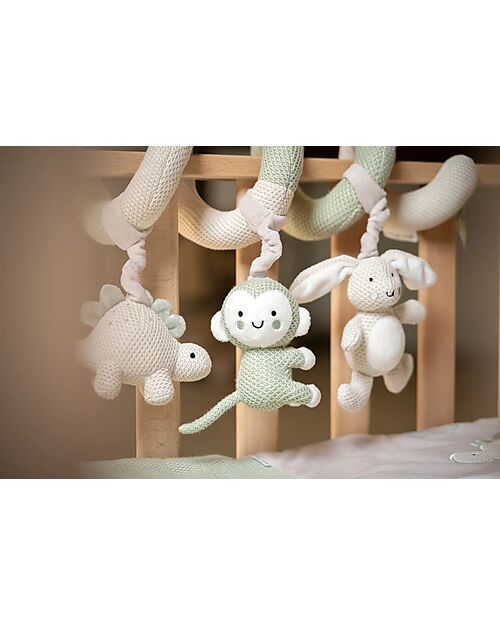 Baby's Only Spirale Attività Multisensoriale - Animali - Verde e Beige Biancheria Culla