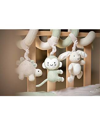Baby's Only Spirale Attività Multisensoriale - Animali - Verde e Beige Biancheria Culla