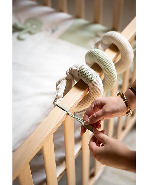 Baby's Only Spirale Attività Multisensoriale - Animali - Verde e Beige Giochi per Neonati_