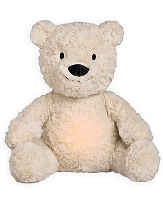 Baby's Only Teddy Bear Plush Bo with White Noise, Lullabies, and Night Light - Sand - with Cry Detection - +0 months Soft Toys