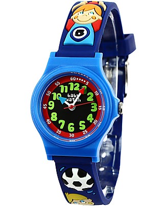 BabyWatch Il Mio Primo Orologio Pedagogico - Calcio (Perfetto già dai 3 anni!) Orologi Pedagogici