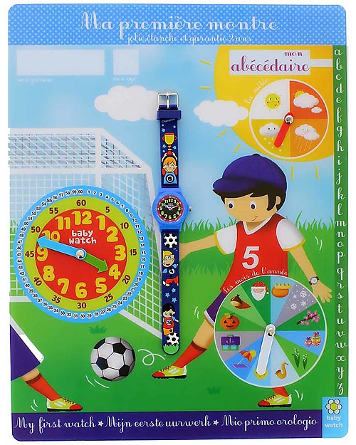 BabyWatch Il Mio Primo Orologio Pedagogico - Calcio (Perfetto già dai 3 anni!) Orologi