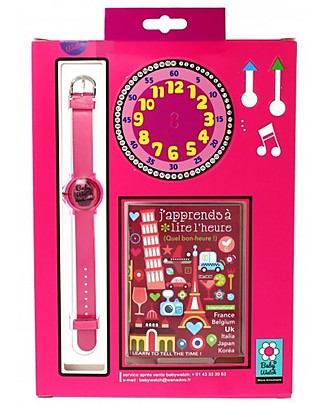 BabyWatch Orologio Pedagogico Zap Time - Classico - Per Imparare a Leggere l'Ora - Perfetto da i 6 Anni! Orologi Pedagogici