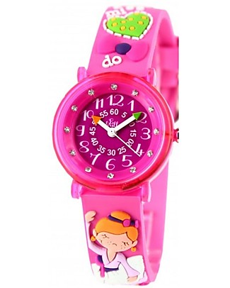 BabyWatch Orologio Pedagogico Zap Time - Classico - Per Imparare a Leggere l'Ora - Perfetto da i 6 Anni! Orologi Pedagogici