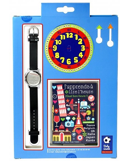 BabyWatch Orologio Pedagogico Zap Time - Football Star - Per Imparare a Leggere l'Ora - Perfetto da i 6 Anni! Orologi