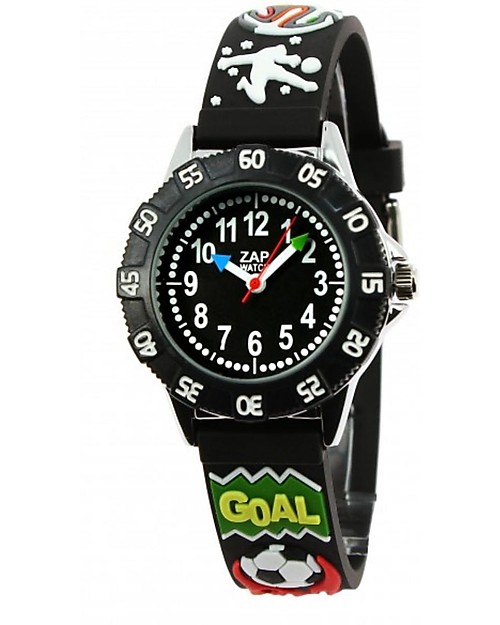 BabyWatch Orologio Pedagogico Zap Time - Football Star - Per Imparare a Leggere l'Ora - Perfetto da i 6 Anni! Orologi