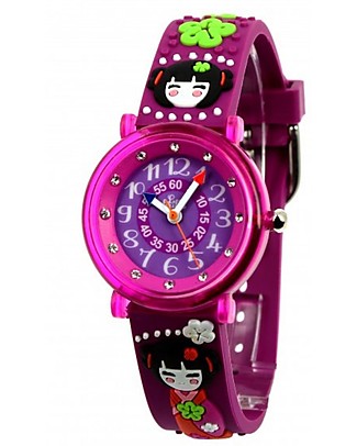 BabyWatch Orologio Pedagogico Zap Time - Kyoto - Per Imparare a Leggere l'Ora - Perfetto da i 6 Anni! Orologi Pedagogici