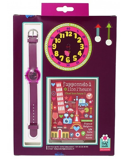 BabyWatch Orologio Pedagogico Zap Time - Kyoto - Per Imparare a Leggere l'Ora - Perfetto da i 6 Anni! Orologi