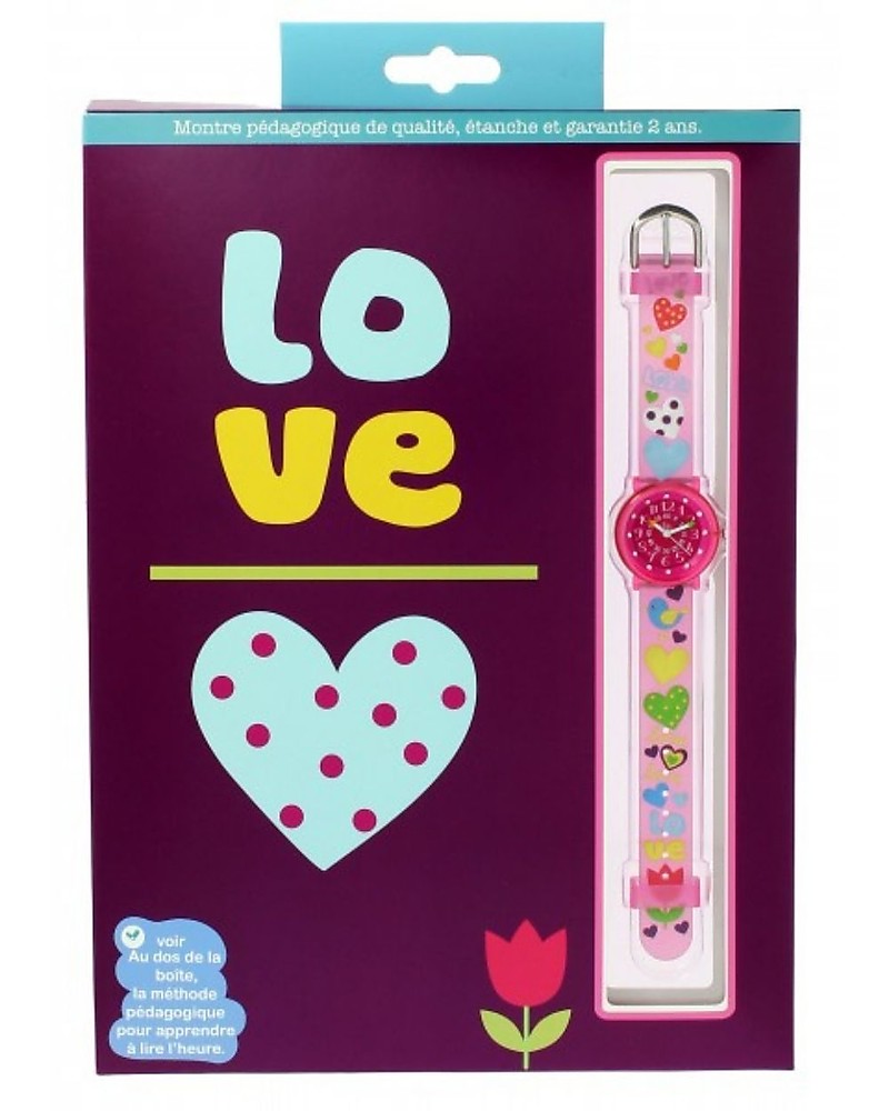 BabyWatch Orologio Pedagogico Zap Time - Love Love - Per Imparare a Leggere  l'Ora - Perfetto da i 6 Anni! unisex (bambini)