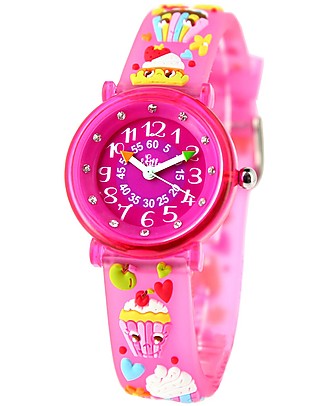 BabyWatch Zap Orologio Pedagogico - Cupcake (Perfetto già dai 6 anni!) Orologi