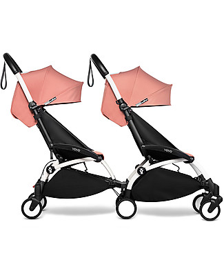 Babyzen Connect - Bianco - Trasforma il Passeggino Yoyo+ e Yoyo² in Fratellare! Passeggini Gemellari