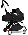 Babyzen Duo YOYO² - Telaio Bianco, Rivestimento Nero 0+ e 6+ Passeggini Trio e Duo
