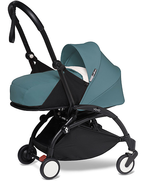 Babyzen Duo YOYO² - Telaio Nero, Rivestimento Acqua 0+ e 6+ Passeggini Trio e Duo
