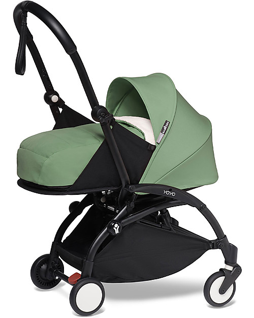Babyzen Duo YOYO² - Telaio Nero, Rivestimento Menta 0+ e 6+ Passeggini Trio e Duo