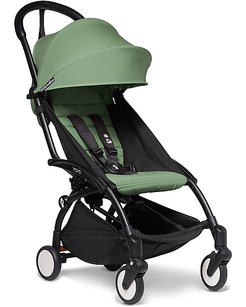 Babyzen Duo YOYO² - Telaio Nero, Rivestimento Menta 0+ e 6+ Passeggini Trio e Duo