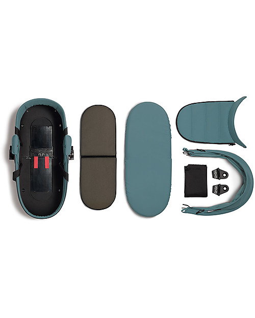 Babyzen Navicella Bassinet YOYO 0+ - Acqua - Compatta e Leggera Carrozzine e Navicelle