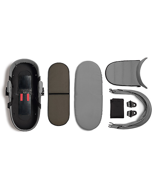 Babyzen Navicella Bassinet YOYO 0+ - Grigio - Compatta e Leggera Carrozzine e Navicelle