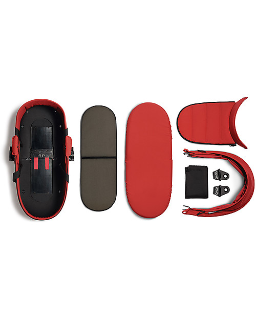 Babyzen Navicella Bassinet YOYO 0+ - Rosso - Compatta e Leggera Carrozzine e Navicelle