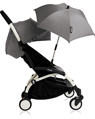 Babyzen Ombrello Parasole Yoyo, Argento - Compatibile con qualunque passeggino o carrozzina Babyzen Ombrellini Parasole