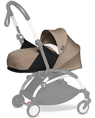 Babyzen OUTLET - Rivestimento/Amaca per Navicella YOYO - 0+ mesi - Tortora (telaio e parapioggia non inclusi) - Pezzo di Showroom Carrozzine e Navicelle