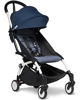 Babyzen Passeggino BABYZEN YOYO² - Telaio Bianco + Rivestimento Blu Air France 0+ e 6+ Passeggini Leggeri