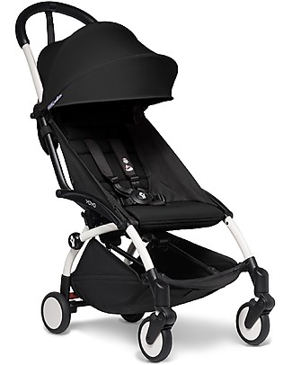 Babyzen Passeggino BABYZEN YOYO² - Telaio Bianco + Rivestimento Nero 6+ Passeggini Leggeri