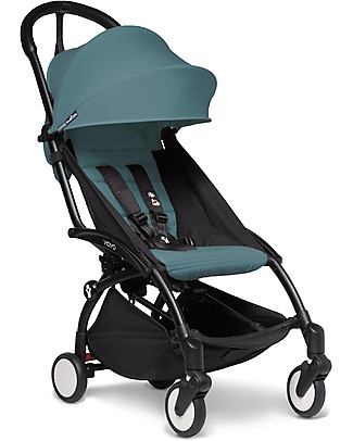 Babyzen Passeggino BABYZEN YOYO² - Telaio Nero + Rivestimento Acqua 6+ Passeggini Leggeri