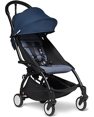 Babyzen Passeggino BABYZEN YOYO² - Telaio Nero + Rivestimento Blu Air France 0+ e 6+ Passeggini Leggeri