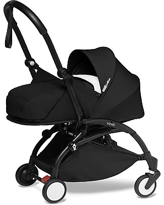 Babyzen Passeggino BABYZEN YOYO² - Telaio Nero + Rivestimento Nero 0+ e 6+ Sistemi Combinabili per Trio