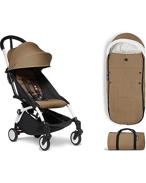 Babyzen Sacco Invernale BABYZEN - Caramello - Per passeggino YOYO, 6 mesi +! Sacchi Passeggino