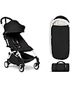Babyzen Sacco Invernale BABYZEN - Nero - Per passeggino YOYO, 6 mesi +! Sacchi Passeggino