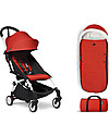 Babyzen Sacco Invernale BABYZEN - Rosso Aranciato - Per passeggino YOYO, 6 mesi +! Sacchi Passeggino