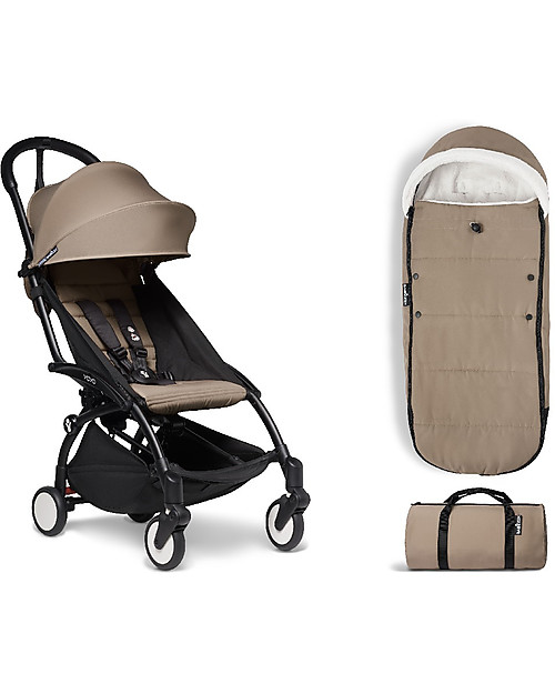 Babyzen Sacco Invernale BABYZEN - Tortora - Per passeggino YOYO, 6 mesi +! Sacchi Passeggino