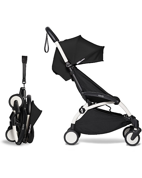 Babyzen Telaio Passeggino BABYZEN YOYO² - Bianco - Comprende cestino, borsa, cinghia trasporto! Passeggini Leggeri