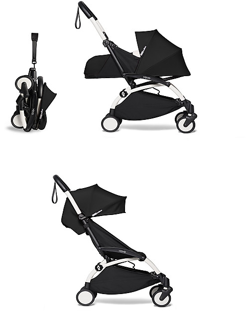 Babyzen Telaio Passeggino BABYZEN YOYO² - Bianco - Comprende cestino, borsa, cinghia trasporto! Passeggini Leggeri