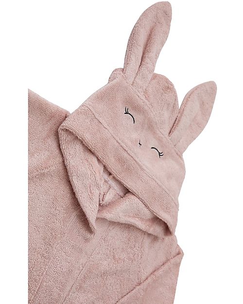 Bamboom Accappatoio con Orecchie - Rosa -  Spugna di Bambù Accappatoi e Asciugamani