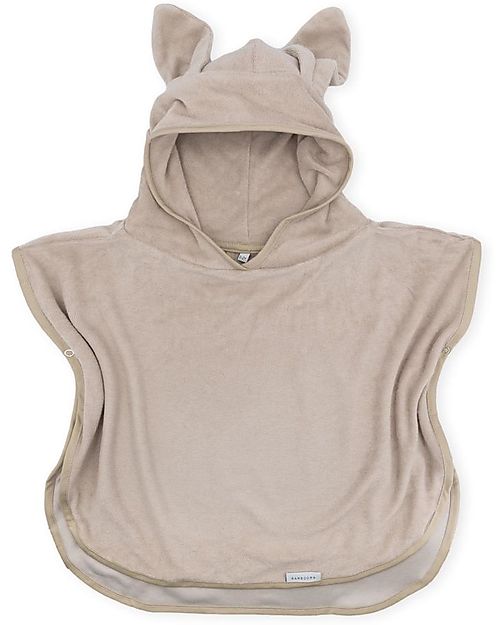 Bamboom Accappatoio Poncho - Cammello - Spugna di Bambù Accappatoi e Asciugamani