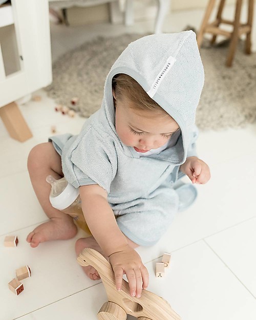 Bamboom Accappatoio Poncho, Grigio - 100% bambù Accappatoi e Asciugamani