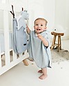 Bamboom Accappatoio Poncho, Grigio - 100% bambù Accappatoi e Asciugamani