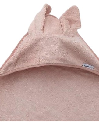 Bamboom Asciugamano con Cappuccio Neonato XL 100x100 cm - Rosa - Bambù Accappatoi e Asciugamani