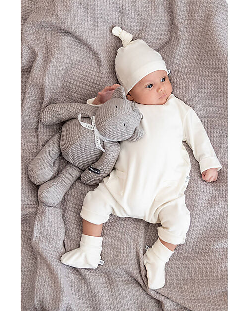 Bamboom Babbucce per Neonato Pure - Panna - 100% Bambú Pantofole