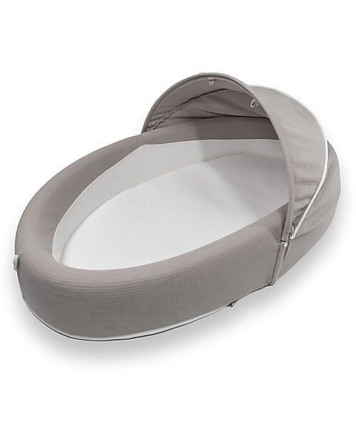 Bamboom Baby Nest Co-Sleeping - 90x56 cm - Grigio - Bambù e Cotone Bio Riduttori Lettino