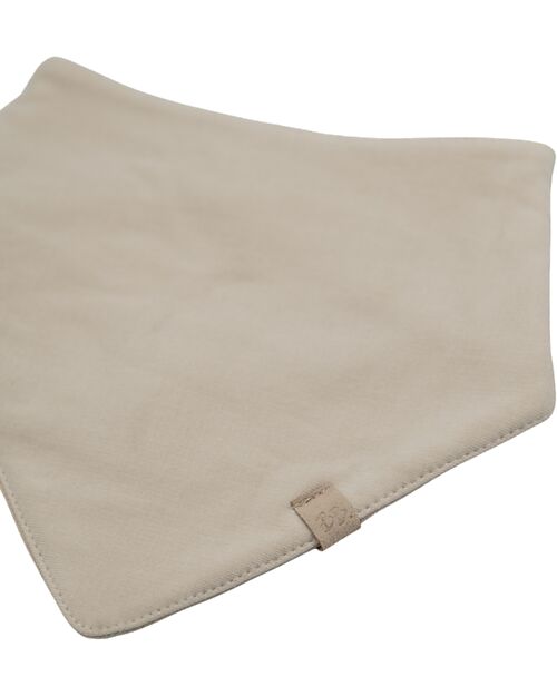Bamboom Bavaglino bandana - Sand - Bambù - Cotone Bavagli a Bandana