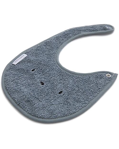 Bamboom Bavaglino in Spugna - Blu - Chiusura con Clip Bavagli Classici