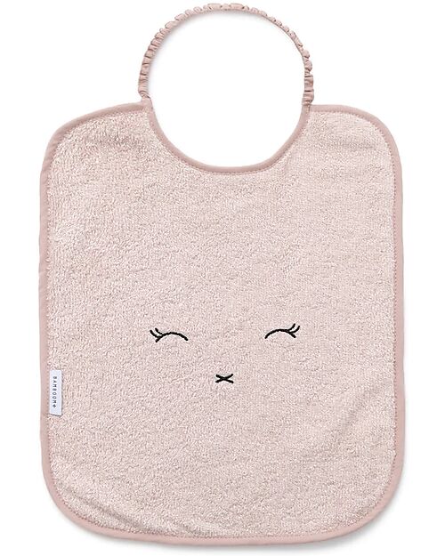 Bamboom Bavaglino in Spugna XL - Rosa - con Morbido Elastico - Perfetto per l'Asilo Bavagli con Elastico
