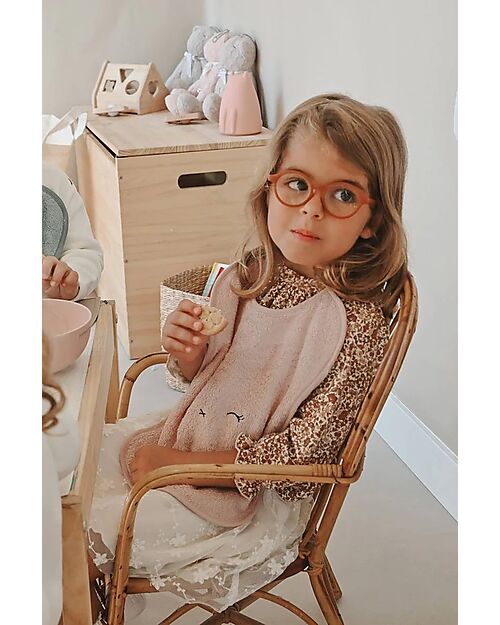 Bamboom Bavaglino in Spugna XL - Rosa - con Morbido Elastico - Perfetto per l'Asilo Bavagli con Elastico